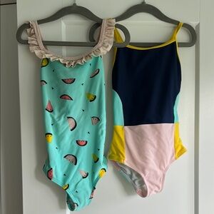 Hanna Andersson size 100 (size 4) Colorful Kids' Swimsuit Set